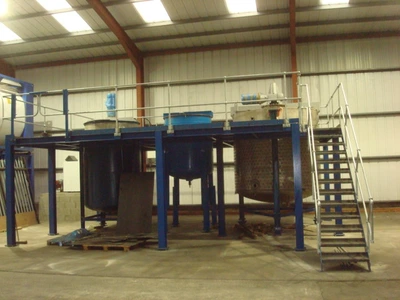 Mild Steel Access Platform For 1 Tanks