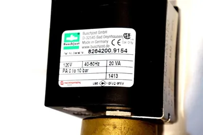NEW BUSCHJOST 8264200.9154 SOLENOID VALVE 82642009154