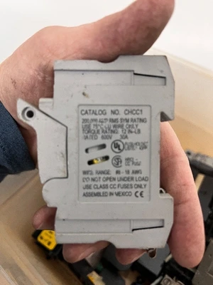 Assorted Electrical Fuse Holders and Disconnect Blocks Collection
