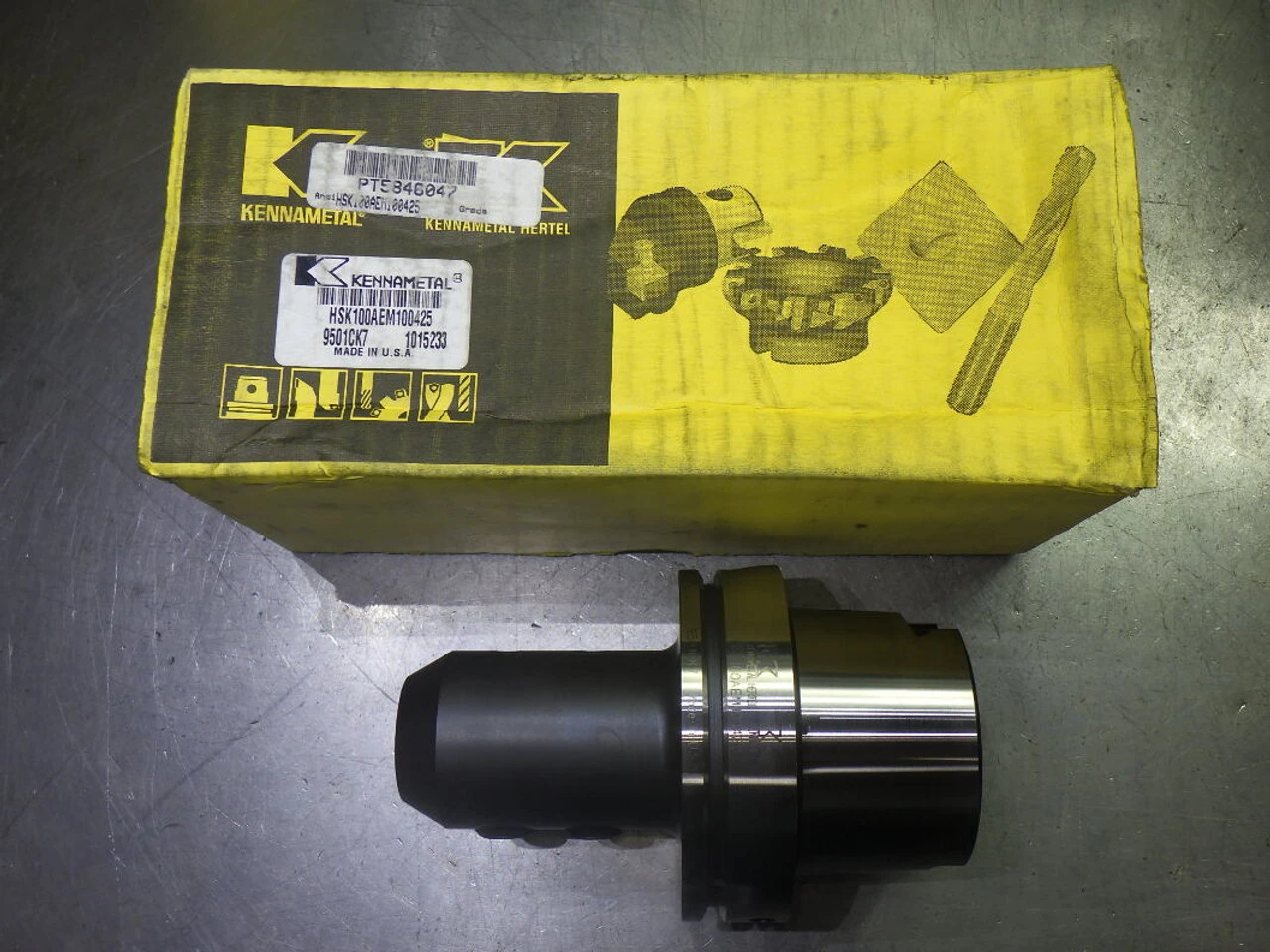 Kennametal HSK100A 1" Endmill Holder 4.25" Pro HSK100AEM100425 (LOC2909A)