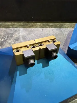 (2) 5th Axis R96-DM50 Riser Plates One With DM50 Dovetail Vise/Clamp and (1) With Two 5th Axis