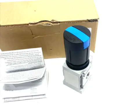 New | in-Stock Festo Pneumatic Pressure Regulator G1/4" Ports 529417 Air Pressure Regulators Michigan US | Maverick Industrial Sales #1424127