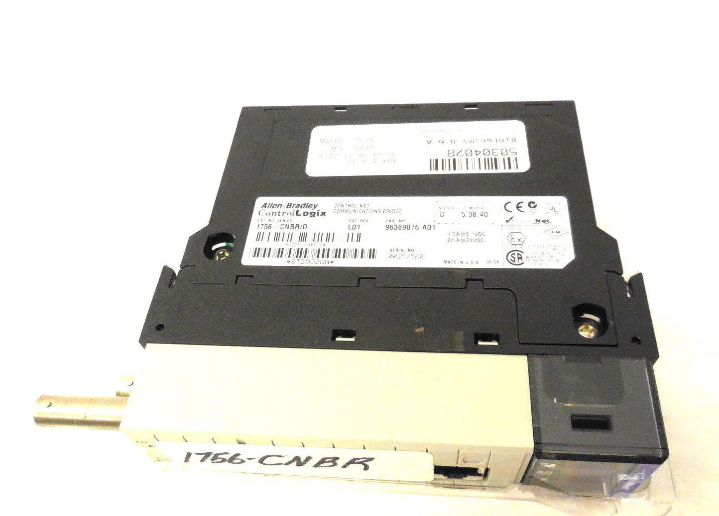 ALLEN BRADLEY 1756-CNBR COMMUNICATIONS BRIDGE SER.D 1756CNBR