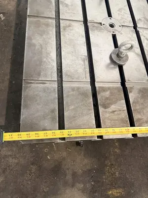 30" X 40" DEVLIEG AIR LIFT ROTARY TABLE. STOCK # 0221126