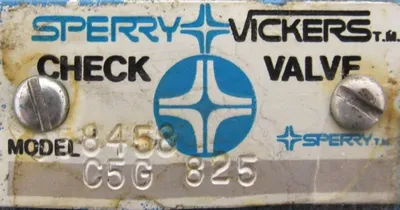 NEW VICKERS C5G-825 CHECK VALVE 8458 C5G825