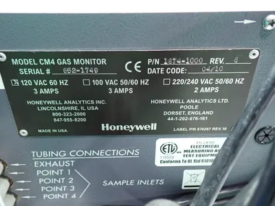 Used HONEYWELL ANALYTICS 18741000 Gas Monitors Ohio US | HGR 24 #755427