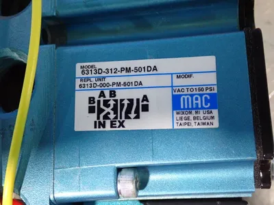 New | in-Stock MAC VALVES 6313D312PM501DA Pumps Ohio US | HGR 24 #882089