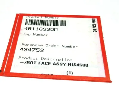 NEW FLOWSERVE 434753 ROTARY FACE ASSEMBLY 3R15878SL RIS4500