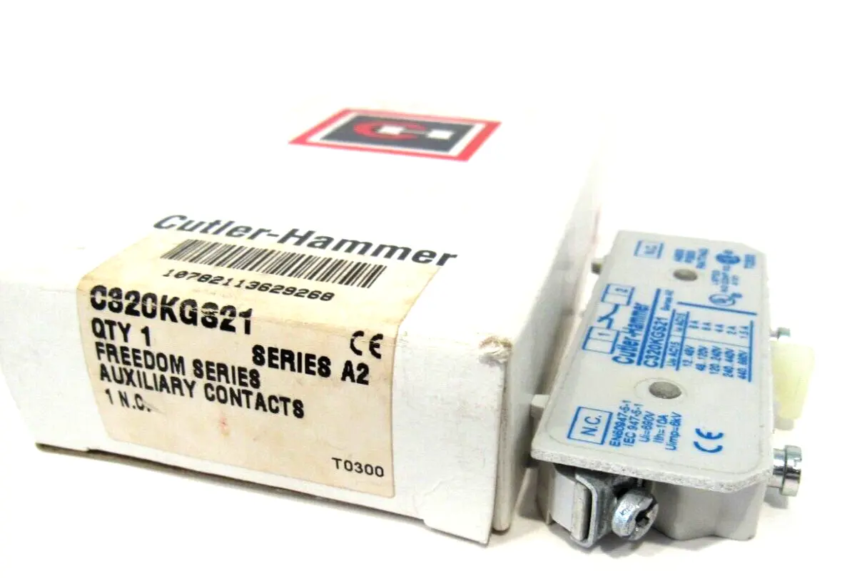 NEW CUTLER HAMMER C320KGS21 AUXILIARY CONTACT SER.A2