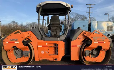 Used 2012 HAMM HD+ 140 VV Tandem Rollers New Jersey US | Proxy Equipment #1385335
