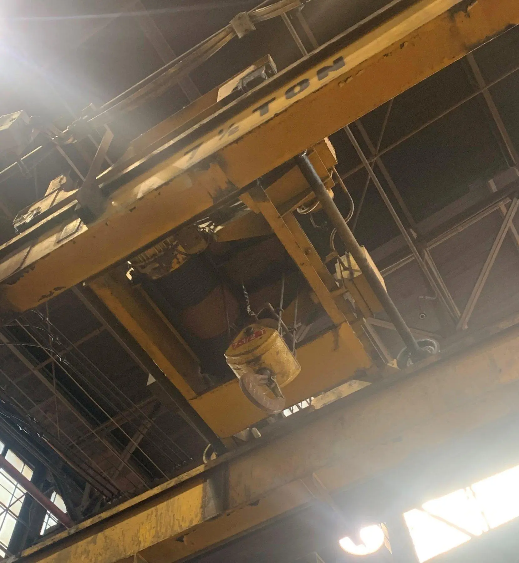 7-1/2 TON P&H TOP RUNNING CRANE HOIST: STOCK #14609