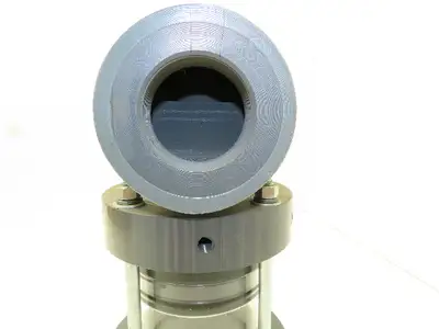 Plast-o-matic EA200V 2" Shutoff Valve Double Action Pneumatic 2" NPT Sch 80 PVC