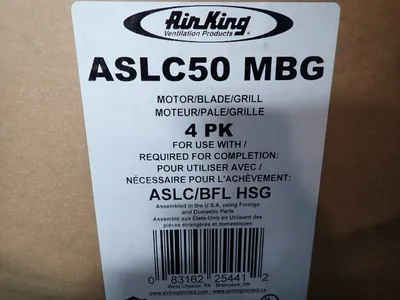 Used AIRKING ASLC50 MBG Fan & Blower Parts Ohio US | HGR 24 #878409