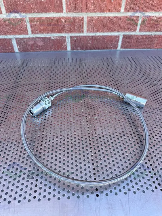 Used 66" STAINLESS STEEL FLEXIBLE BRAIDED HOSE W/ QUICK CONNECTIONS Hoses | Equipment Lab #486751