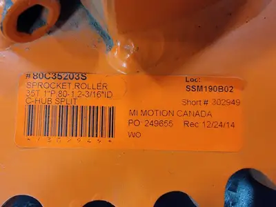 Split Roller Chain Sprocket 80C35203S