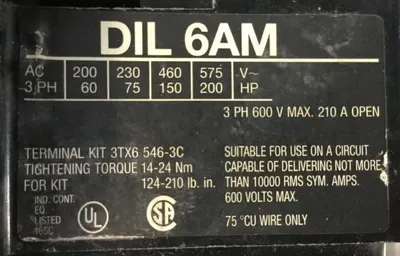 Used Klockner Moeller _UNKNOWN_ Starters South Carolina US | Palmetto Automation #1482727