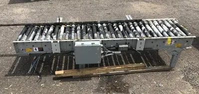 24" x 8'-6" LONG POWERED ROLLER CONVEYOR