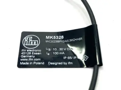 Used ifm C-Slot Cylinder Sensor Position Switch MKC3020BBPKG/A/0,3M/ZH/ASR Proximity Sensors Michigan US | Maverick Industrial Sales #1412952