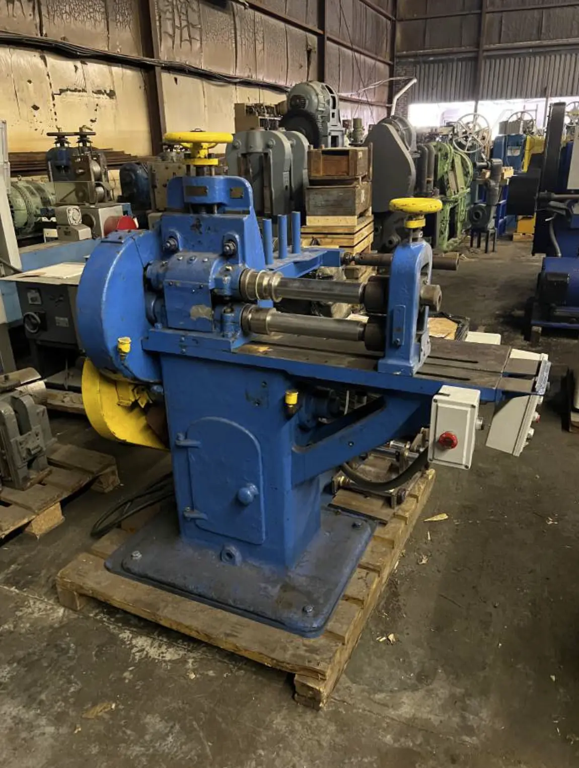 USED WATERBURY FARREL 2.187" X 12.5" PRECISION SLITTER