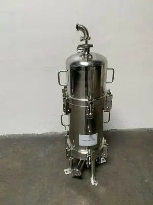 USED STAINLESS FLUID PRODUCTS 12" STAINLESS STEEL STACKED FILTER HOUSING
