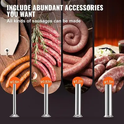Electric Sausage Stuffer 15L Variable Speed Sausage Maker Stainless Steel * HAS FOOT PEDAL