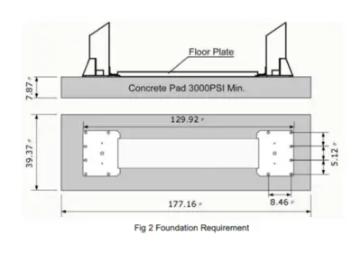 AGT Two Post Base Plate Auto Lift (ATK-B1000)