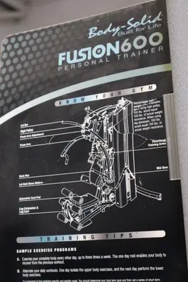 BODY SOLID FUSION F600 PERSONAL TRAINER | Levy Recovery Group (13)