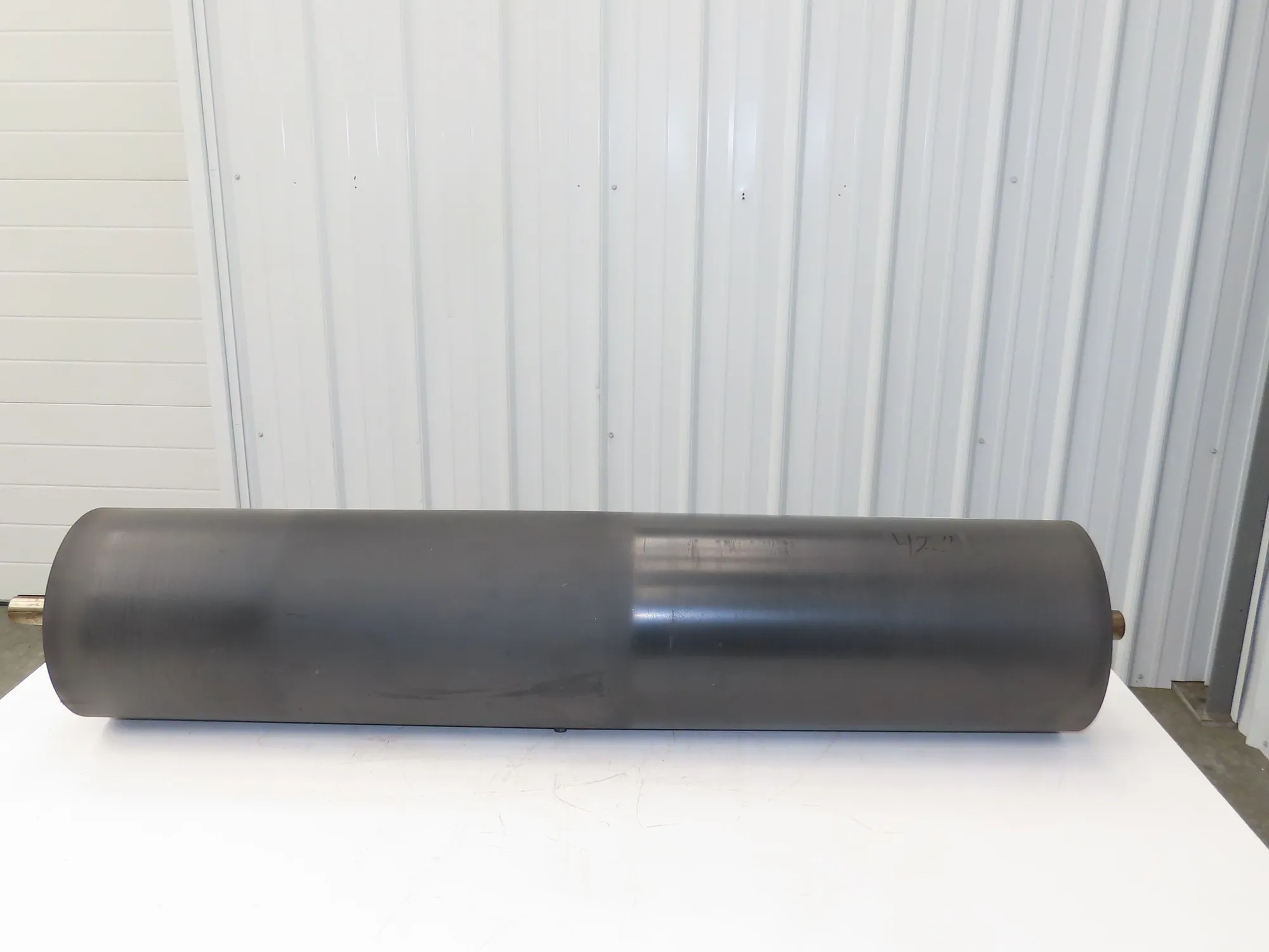 Hytrol 8"x 38.5" Center Drive Pulley for 42" Belt Conveyor 1-3/16" Shaft Crowned