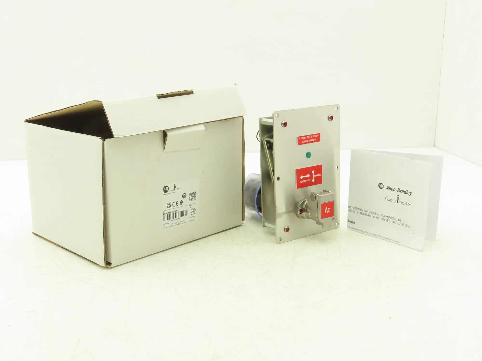 Allen Bradley 440T-MSRUE13AC Guardmaster Trapped Key Interlock Solenoid Release