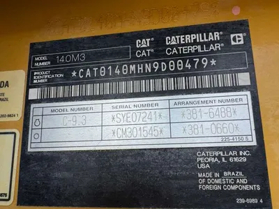2015 Caterpillar 140M3