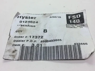 NEW Hyster 0124642