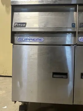 195-0002 Pitco Solstice Supreme Electric Pasta Cooker and Stainless Steel Rinse