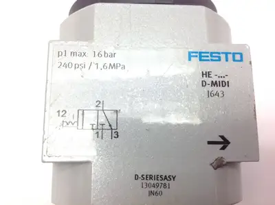 Used Festo Manual On/Off Valve D-SERIESASY 13094781 Pump & Valve Parts Michigan US | Maverick Industrial Sales #1401410