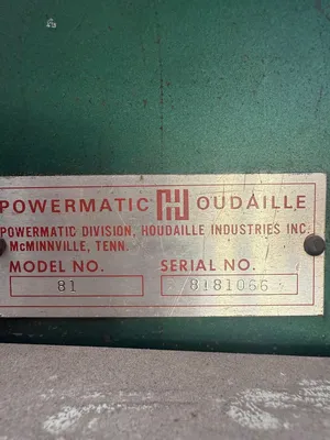 POWERMATIC MODEL 81 SAWS (Woodworking) | Turner's Machinery (2)