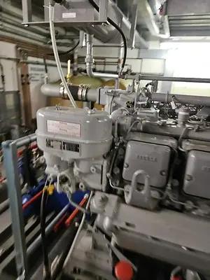 USED 1991 HEINKEL AGGREGATEBAU HE500/396; 500 KW; 400 V; 722 A; 1500 RPM