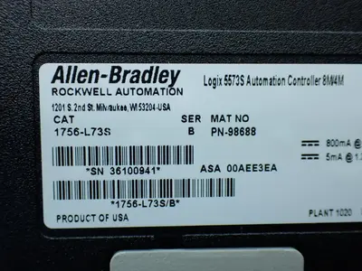 Used ALLENBRADLEY 1756A13 Programmable Logic Controllers Ohio US | HGR 24 #904406