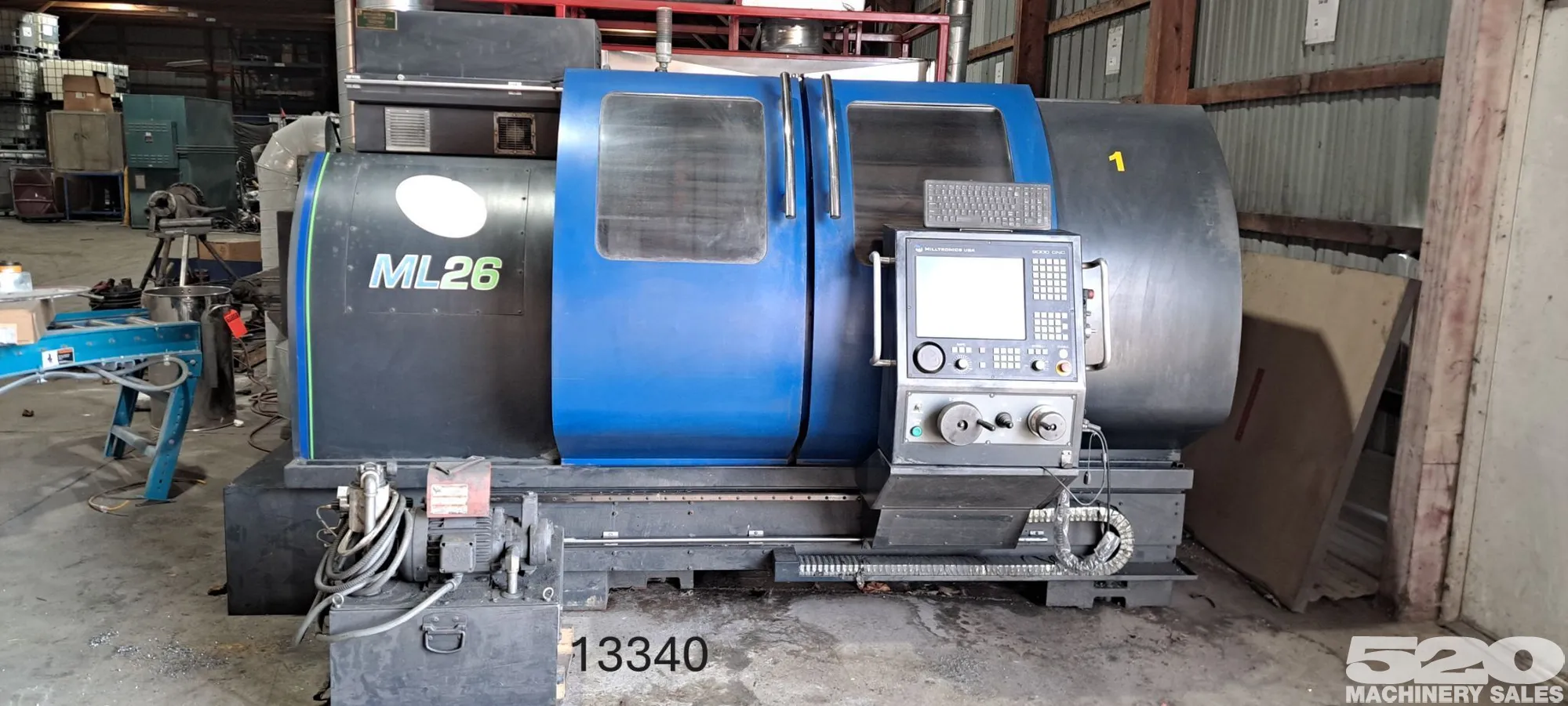 2017 Milltronics ML26/40 CNC Lathe With Turret