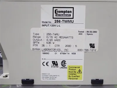 Crompton 256-TWMU Paladin Transducer Module Used