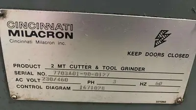 Used 1990 CINCINNATI MILACRON MT Tool & Cutter Grinders Texas US | Universal Metalworking Equipment #1287463