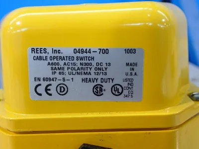 Used REES 04944700 Relays & Switches Ohio US | HGR 24 #912873