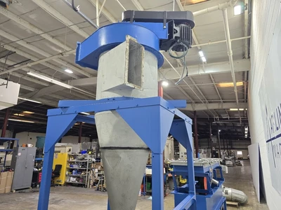 24" Wide X 108" L Witte Fluid Bed Dryer / Classifier With Cyclone