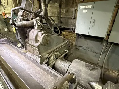 24" SWING x 372" LONG (31' CAPACITY) CINCINNATI CYLINDRICAL GRINDER / POLISHING MACHINE: YOBRO #24067