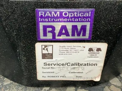 Used 2012 QVI / RAM OPTICAL SNAP 2D Vision Measuring Systems Ohio US | HGR 24 #1545419