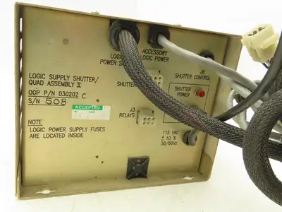 OGP Quad Assembly II Optical Comparator Logic Power Supply Shutter control