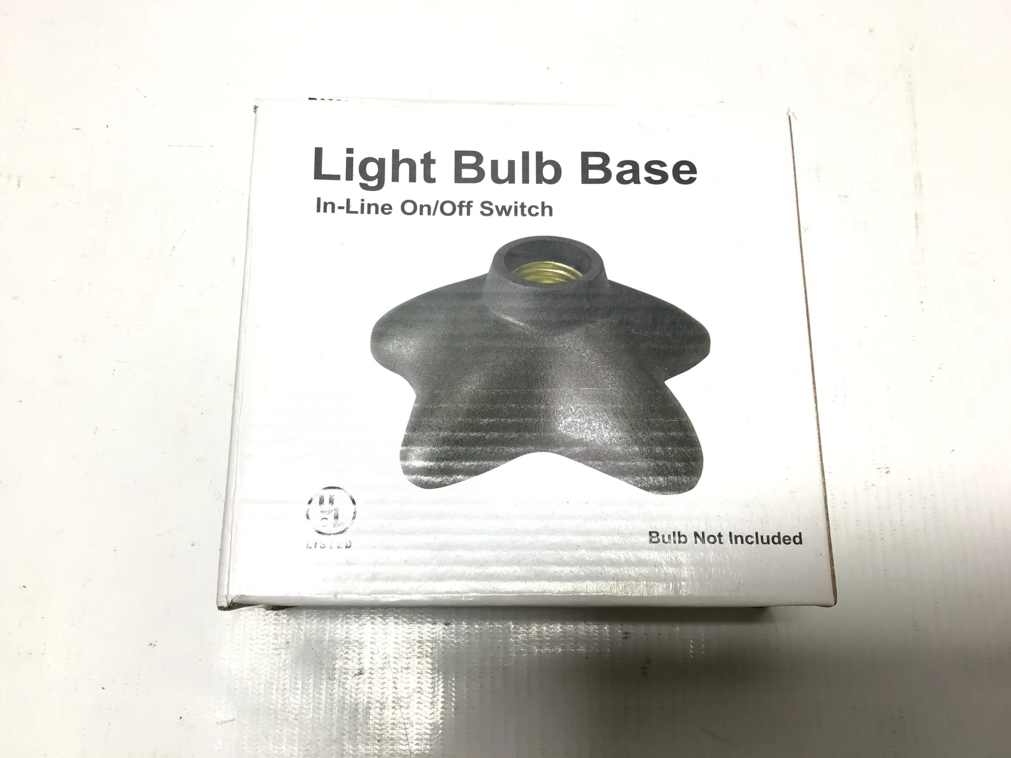 Damar E26 Bulb Stand Inline On/Off Switch Light Bulb Base 26253A