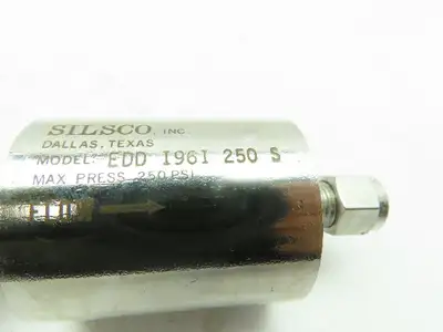 SILSCO EDD 1961-250S Pressure Valve 250 PSI 1/4" Tube Fitting
