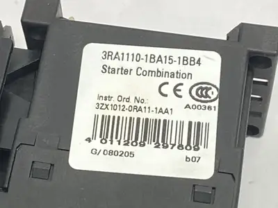 Used Siemens Starter Combination 1.4-2A 400VAC 24VDC 3RT1916-1EH00 Starters Michigan US | Maverick Industrial Sales #1401898