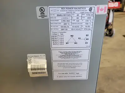 USED REX POWER MAGNETICS BA45J-M/Y1/Z3