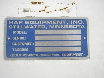 USED HAF EQUIPMENT INC. 36C1853