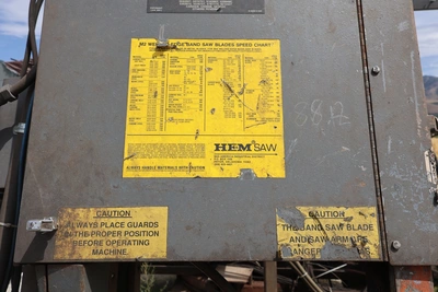 HEM V100LM-3 Vertical Band Saws | Liberty Machine Works LLC (10)